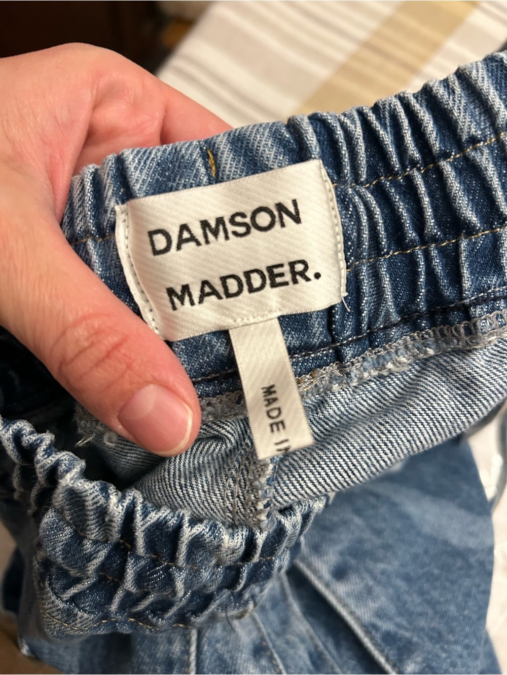 Damson Madder Felix Bow, wide leg barrel jeans size 16 - Picture 14 of 14